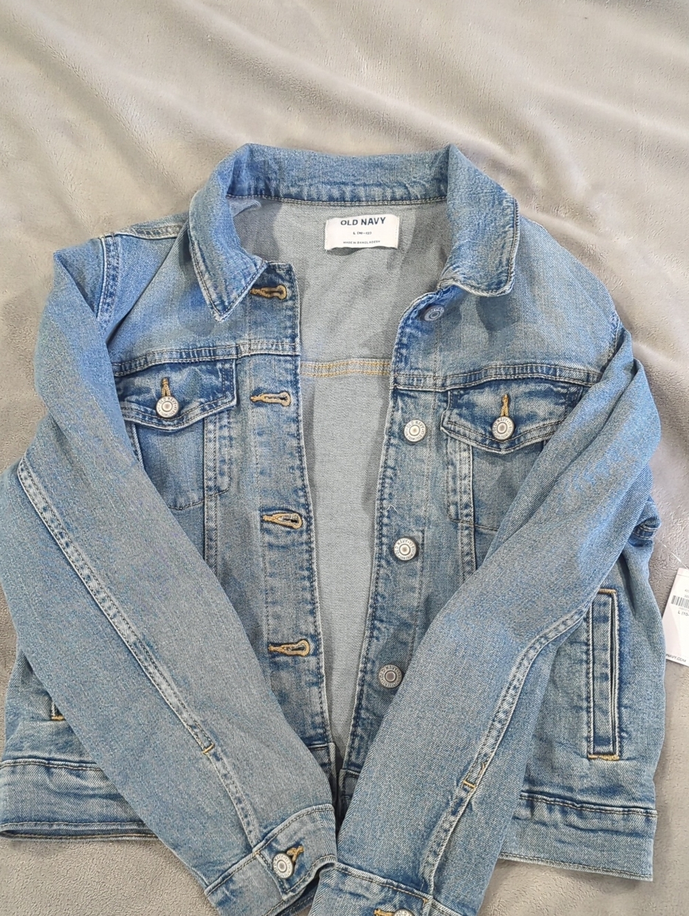 Old Navy Light Wash Denim Jacket for Women